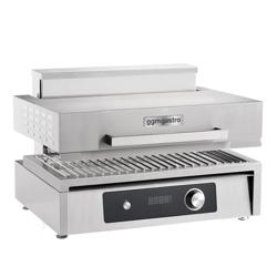 Salamandra elettrica / Salamandra a testata mobile - A quarzo (infrarossi) - 6kW - 230Volt - Controllo elettronico - Testata regolabile in altezza - per pita
