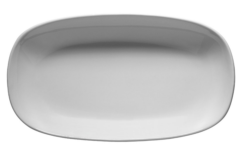  (12 adet) ENTITY - Tabak - oval - uzunluk: 340 mm - beyaz
