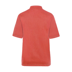 KARLOWSKY | Giacca da cuoco a maniche corte stile jeans - Rosso vintage - Taglia: 54
