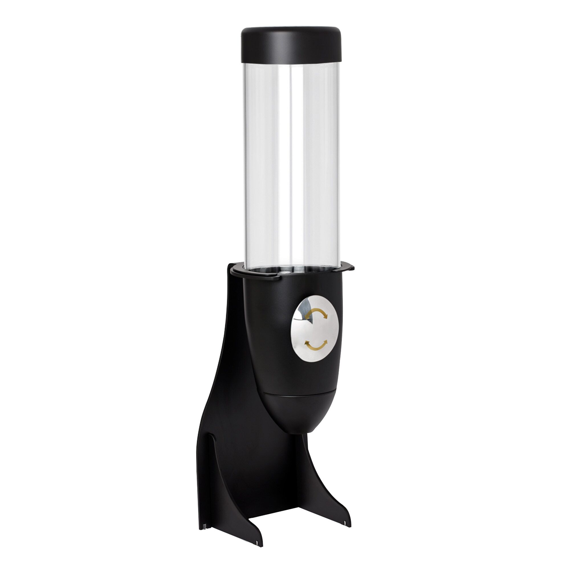 Distributeur de céréales - Ø 115 mm - Noir - distribution rotative