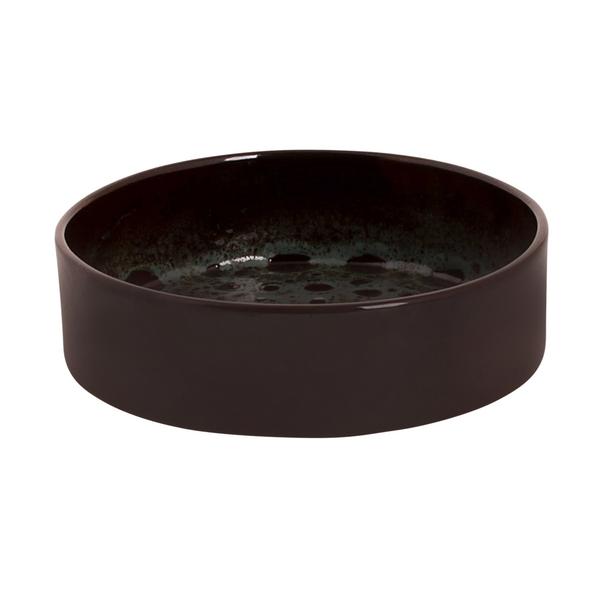 (14 pz) Serie TURKEY - Tapas Pirofila - Ø 140mm - Marrone / Blu