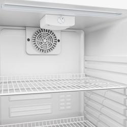 Minibar - 495mm - 113L - con 1 porta in vetro & illuminazione LED - Bianco