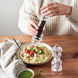 PEUGEOT | NANCY Pepper Mill Grinder – Acrylic - 22 cm - 2-Stage SS Mechanism