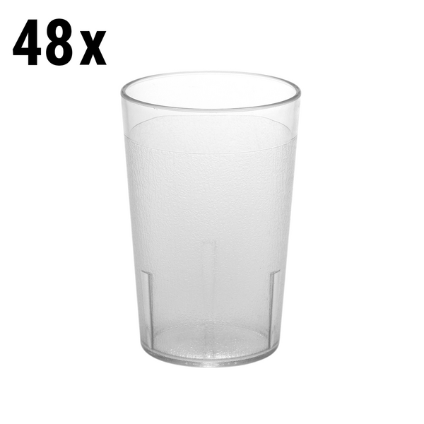 (48 db) CAMBRO | Camwear® ivópohár - 237 ml - Magasság:102mm - Átlátszó