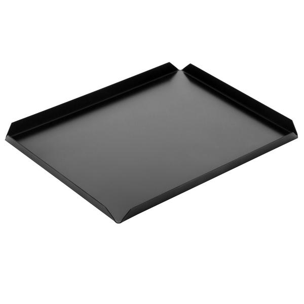 (5 pcs) Plateau de présentation - Aluminium anodisé - 300x200x10mm - Noir
