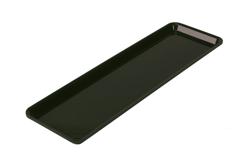 	Tavă dreptunghiulară de prezentare GN 2/4 – Negru – Fără BPA – 530 x 162 x 17 mm | Tavă de expunere | Tavă de tejghea | Tavă pentru prăjituri | Tavă de tejghea | Tavă pentru carne | Tavă | Tavă pentru produse de patiserie