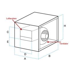 Airbox Ventilatorbox - 5000 m³/uur - 230V