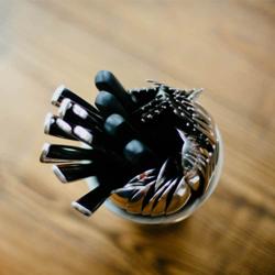 Recipient pentru tacâmuri - perforat - înălțime: 13,5 cm