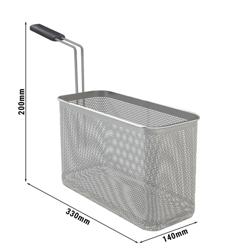Pastamand 700 Serie - 330x140x200mm - RVS - GN 1/2 - met 1 handvat - geschikt voor Pastakoker GNB499E, GNB899E, ENB499P