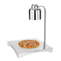 Buffet-Wärmelampe Infrarot - 250 Watt - Eckig - Silber