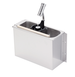 Rince-cuillère à glace avec douchette & Régulateur de jet d'eau intégré 