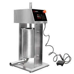 Elektrische worstvuller & Churro machine - 15 liter - 90 Watt - Roestvrij staal - incl. 4 worstvullers & 3 churro-opzetstukken