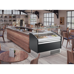 Glassbar – 1,622 x 0,67 m - svart