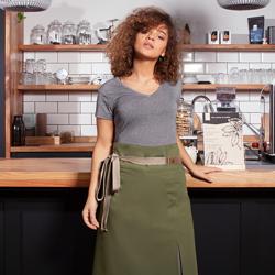 KARLOWSKY | Green Generation Waist Apron – Moss Green - 110×65 cm - recycled polycotton - 2 pockets