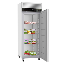 Buzdolabı paslanmaz çelik ECO - GN 2/1 - 700 litre - 1 kapılı - kapı içi plastik
