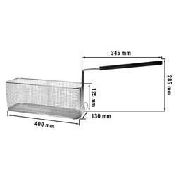 Half basket PREMIUM - Deep fryer basket - 11 L - For GFB499T-20 & GFB899T-20+20 - Stainless steel