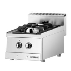 Gasfornuis tafelmodel - 400x600mm - 12,0 kW - 2 pits