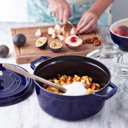 STAUB | LA COCOTTE - Kookpot - Ø 280mm - Gietijzer - Donkerblauw