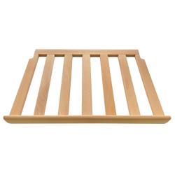 (5 pcs) Étagère pour bouteilles en bois - pour vins - 500x390x30mm - pour armoires réfrigérées série GK374 (GK374USLED, GK374UES, GK374UG, GK374US & GK374UEG)
