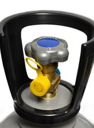 Carbon dioxide bottle - with dip tube - 10kg - for Glass Froster GVIC2