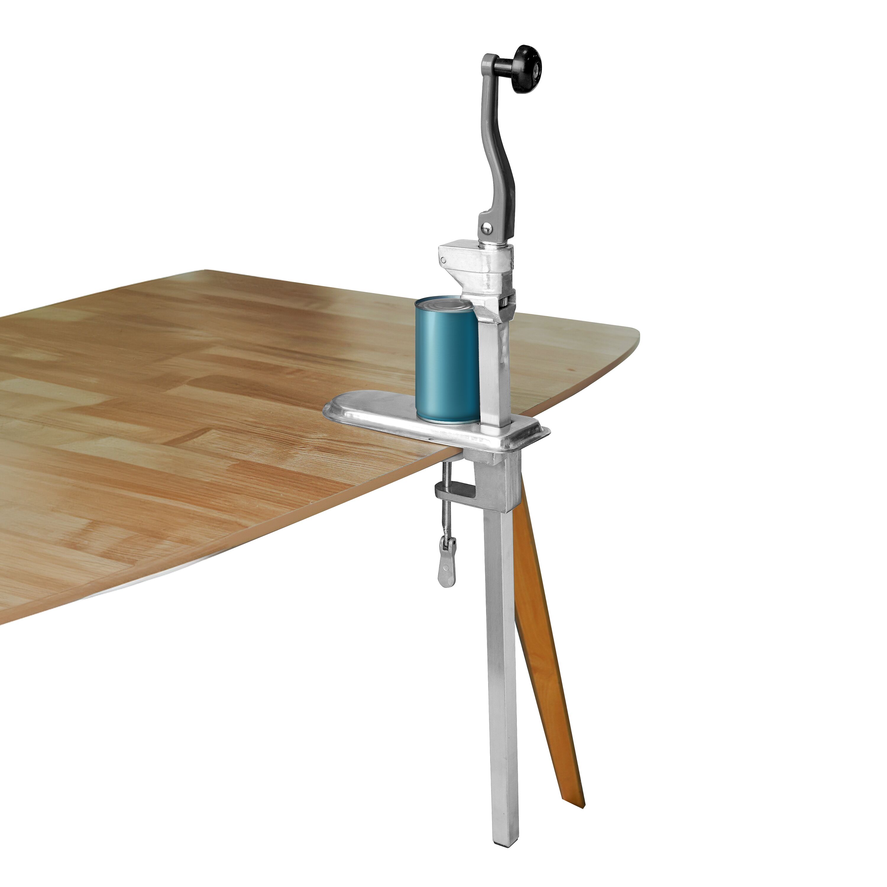 Ouvre-boîtes manuel professionnel de table - Longueur de tige : 480mm - acier inoxydable