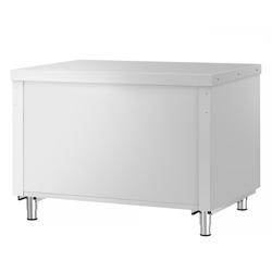 Tavolo armadiato in acciaio inox KOPENHAGEN - 1240x700mm