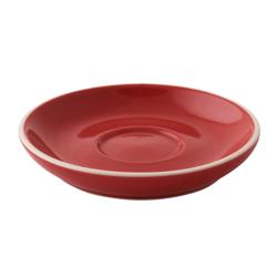 (6 db) COLORS - Kávéscsésze alj - Ø 12 cm - porcelán - Piros