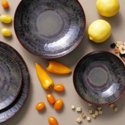 (4 Stück) VITTORIA - Bowl - Ø 240mm - Braun