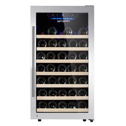 Clearance Single Zone Wine Cooler Fridge – 52 bottles - 5–18 °C - 7 shelves