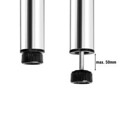 Estante para expositor PREMIUM - 1,2 m - com 2 níveis 0,7 m de altura