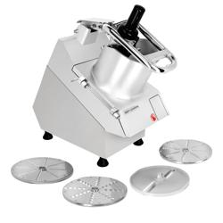 Elektrisk grönsaksskärare - 750 W - Tubmatare Ø 170 mm - inkl. 5 skär-/rivskivor