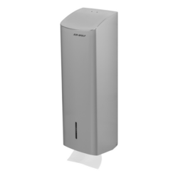 AIR-WOLF | Toiletpapierdispenser - voor tot 750 afzonderlijke vellen - Roestvrij staal