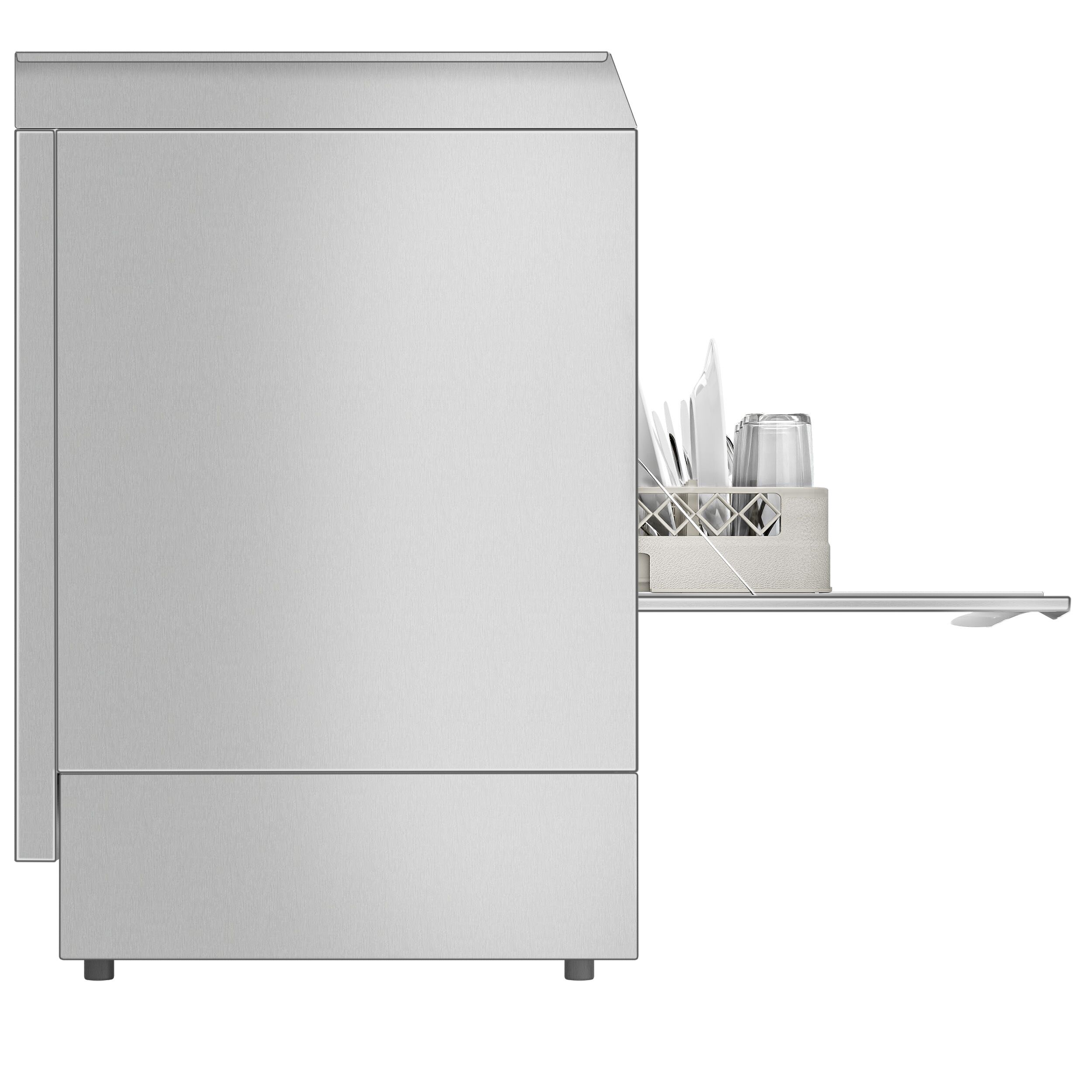 Lave-Vaisselle à Double Paroi - Numérique - 3,9 kW - incl. Détartrant - avec Pompe de Détergent, de Rinçage & de Vidange