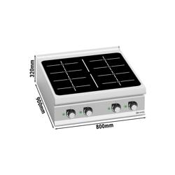 Induktion Glühplattenherd - 28 kW