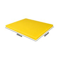 Tábua de cozinha - 30 x 50 cm - Espessura: 2 cm - Amarelo