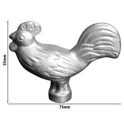 STAUB | Manopola - Gallo - Acciaio inox