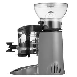 Koffiemolen - 1kg bonenreservoir - 77dB - Met dispenser - grijs