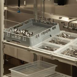 	CAMBRO | CAMRACK® - Çatal-bıçak sepeti 1/1 - 500x500mm - Gri