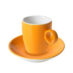 (6 db) BART COLOUR CAFE - Eszpresszó csésze - 65 ml - narancs