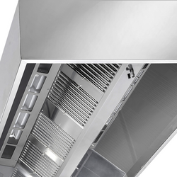 Cappa a soffitto a induzione - 2400mm - con filtro