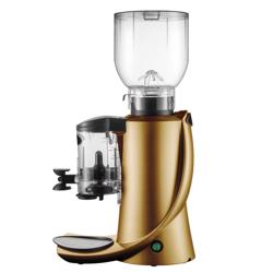 Koffiemolen - 2kg bonenreservoir - fluisterstil - 55dB - Met dispenser - goud