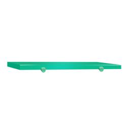 Schneideplatte für Arbeitstisch - 800x700mm - HACCP-Konform - Grün