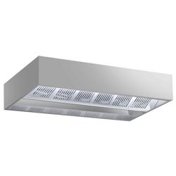 Plafond afzuigkap - B3200mm - zonder motor - met filter - met inductietoevoer