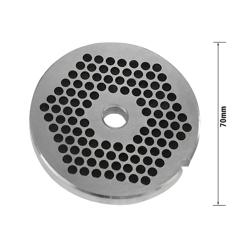 Disco perforado para picadora de carne con refrigeración - Paso de diente 4,5mm - Ø 70mm - Talla 12 - compatible con FWH22, FWFC450 y FWFC620