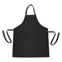 (5 pieces) Bistro Waist Apron – Black - 84x67 cm - 65% Polyester - No Logo - CE/Food-Safe - Clearance