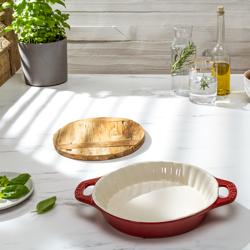 STAUB | CERAMIQUE - Φόρμα για κέικ - Ø 280mm - Κεραμικό - Κερασί κόκκινο