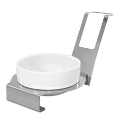 (3 pz) Porta mestolo - Rotondo - Acciaio inox - Ø140mm; H145mm