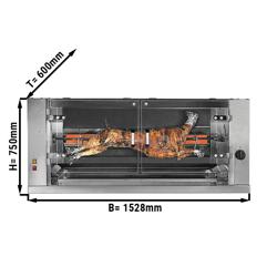 Gas Lamm- & Spanferkelgrill - 10 kW - mit 1 Spieß