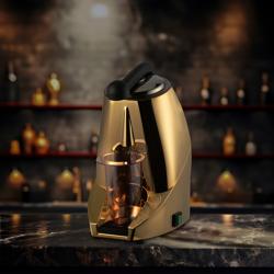 Spremiagrumi elettrico professionale - 570W - con leva, microinterruttore & sistema di lavaggio automatico - Oro (ABS)