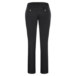 KARLOWSKY | Damen Chinohose Modern-Stretch - Schwarz - Größe: 52